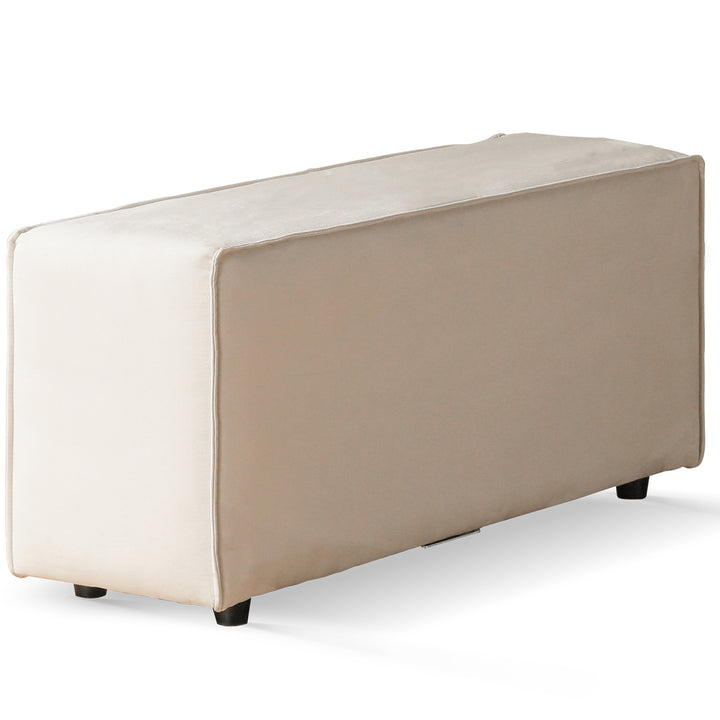 Contemporary Suede Fabric Modular Sofa Armrest BLOOM