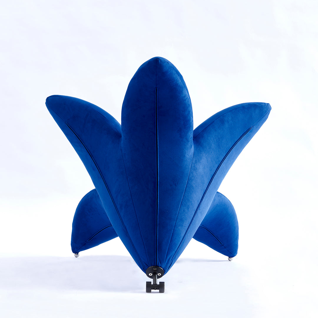 Contemporary velvet 1 seater sofa chair getsuen in details, 71-Getsuen-Blue