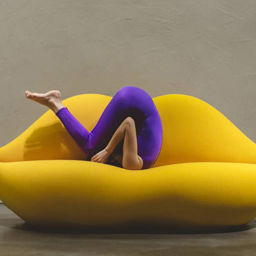 Contemporary velvet 2 seater sofa bocca situational feels.