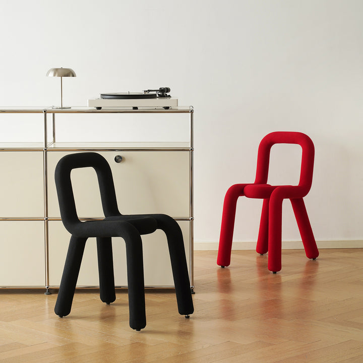 Contemporary velvet fabric dining chair bold environmental situation.