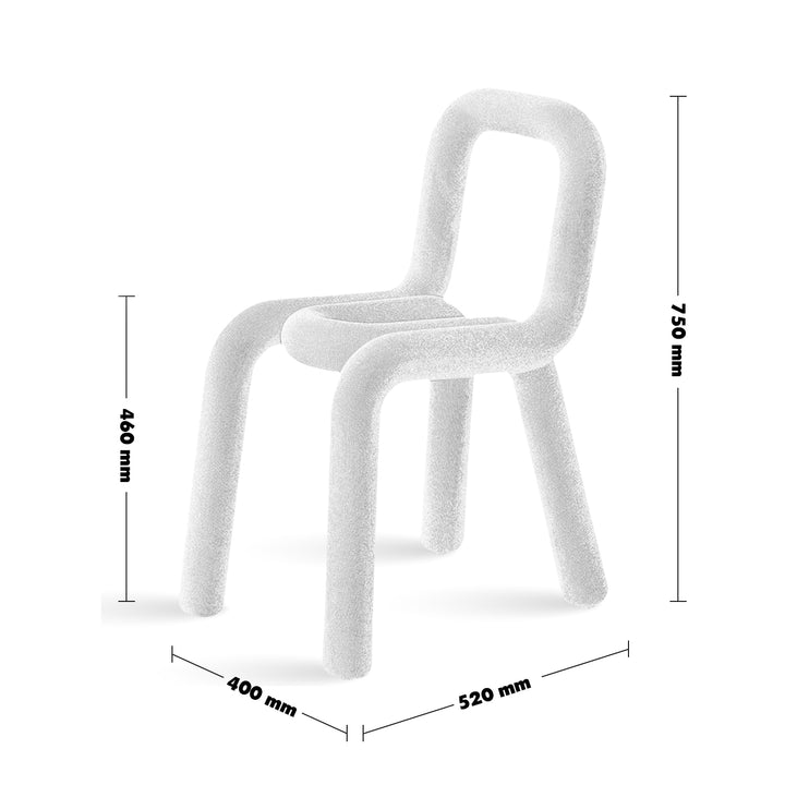 Contemporary velvet fabric dining chair bold size charts.
