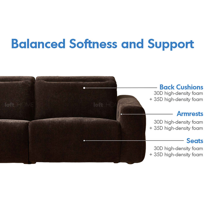 Cream chenille velvet fabric electric recliner 4 seater sofa lolo conceptual design.