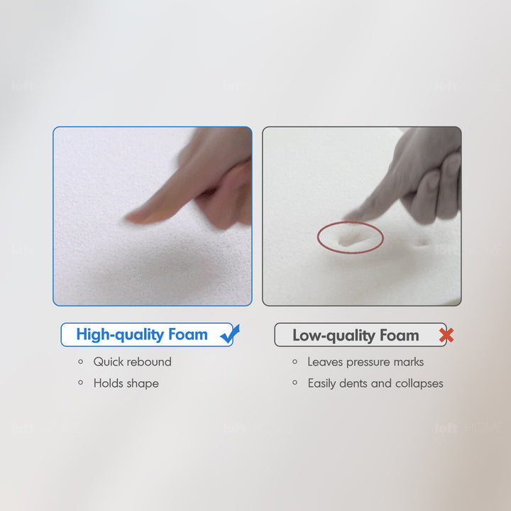 Cream chenille velvet fabric electric recliner 4 seater sofa lolo detail 2.