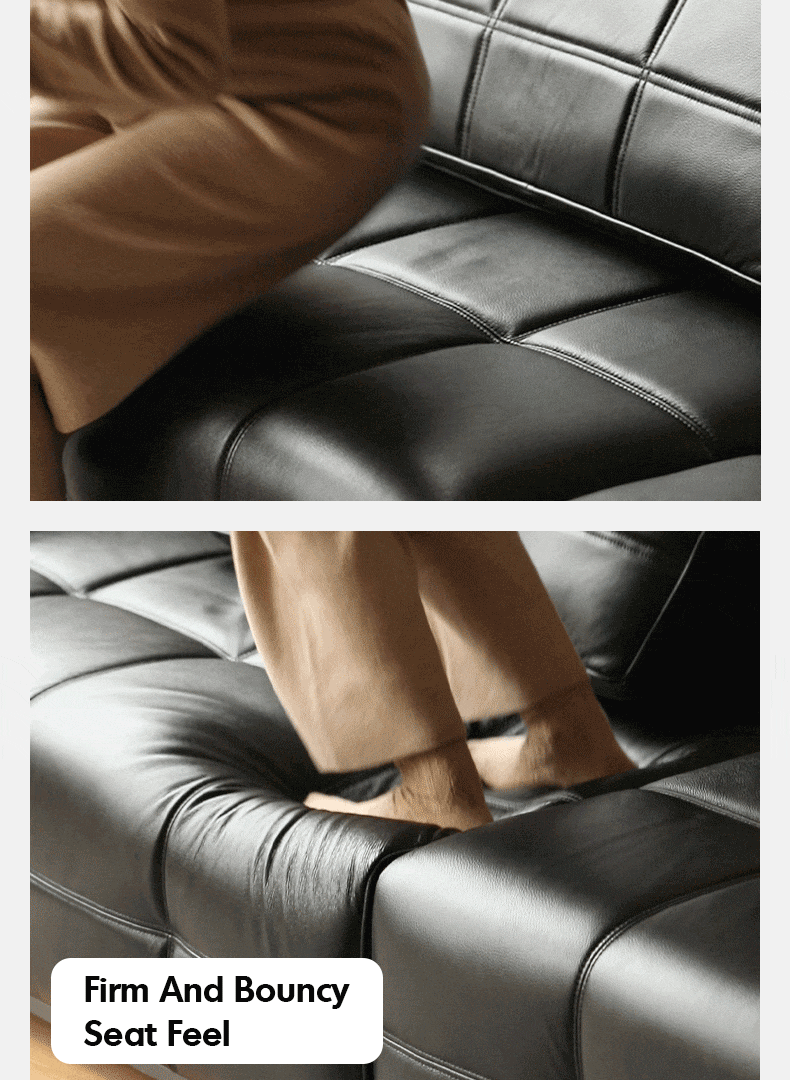 Contemporary Genuine Leather Sectional 4 Seater Sofa NEXUS