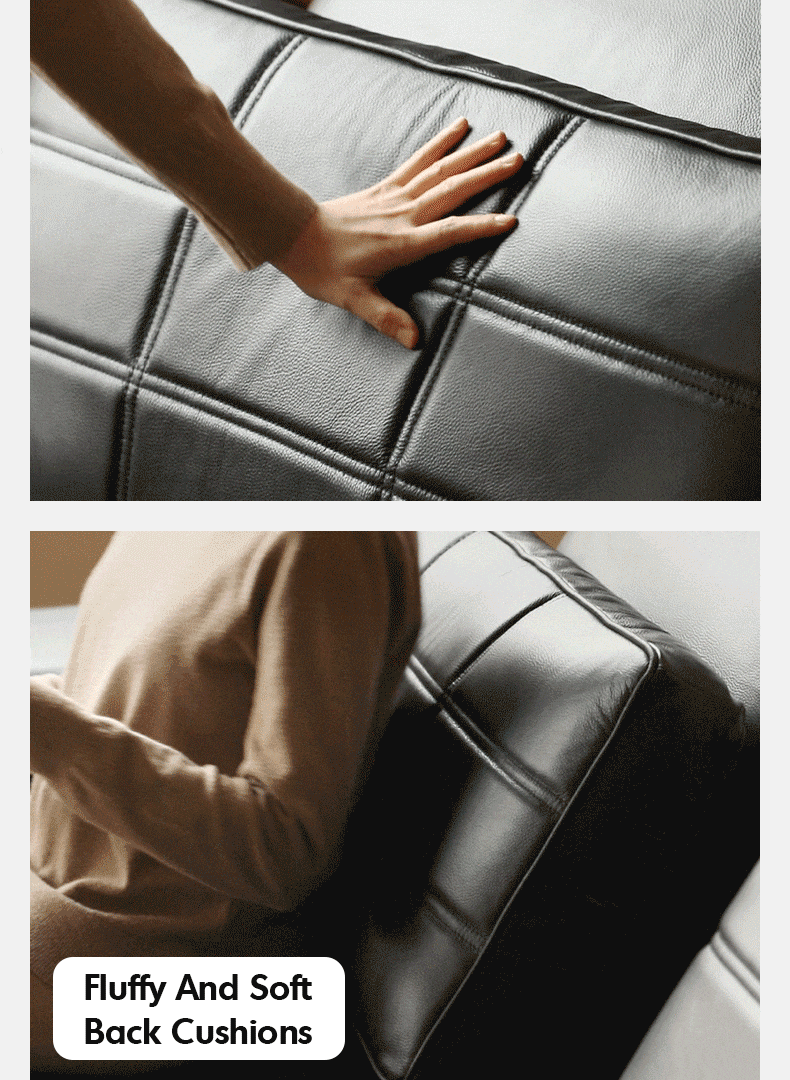 Contemporary Genuine Leather Sectional 5 Seater Sofa NEXUS