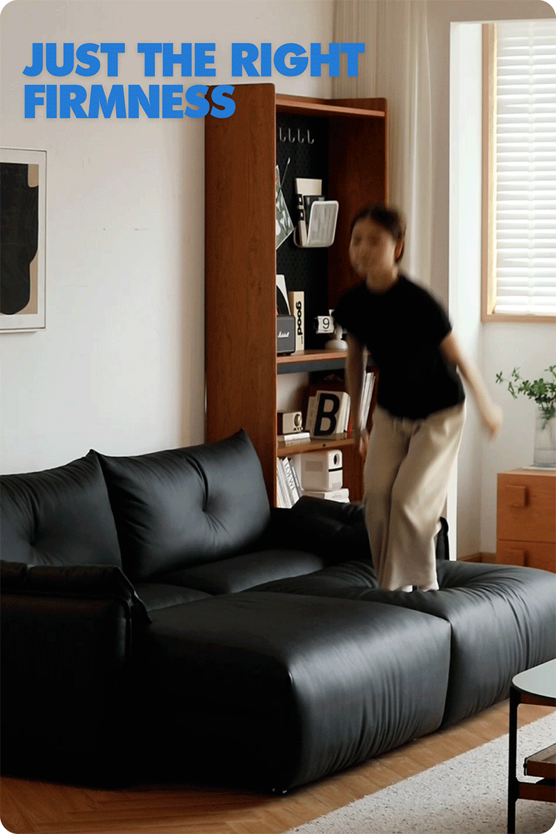 Modern Microfiber Leather electric recliner 3 seater sofa evena detail 11.