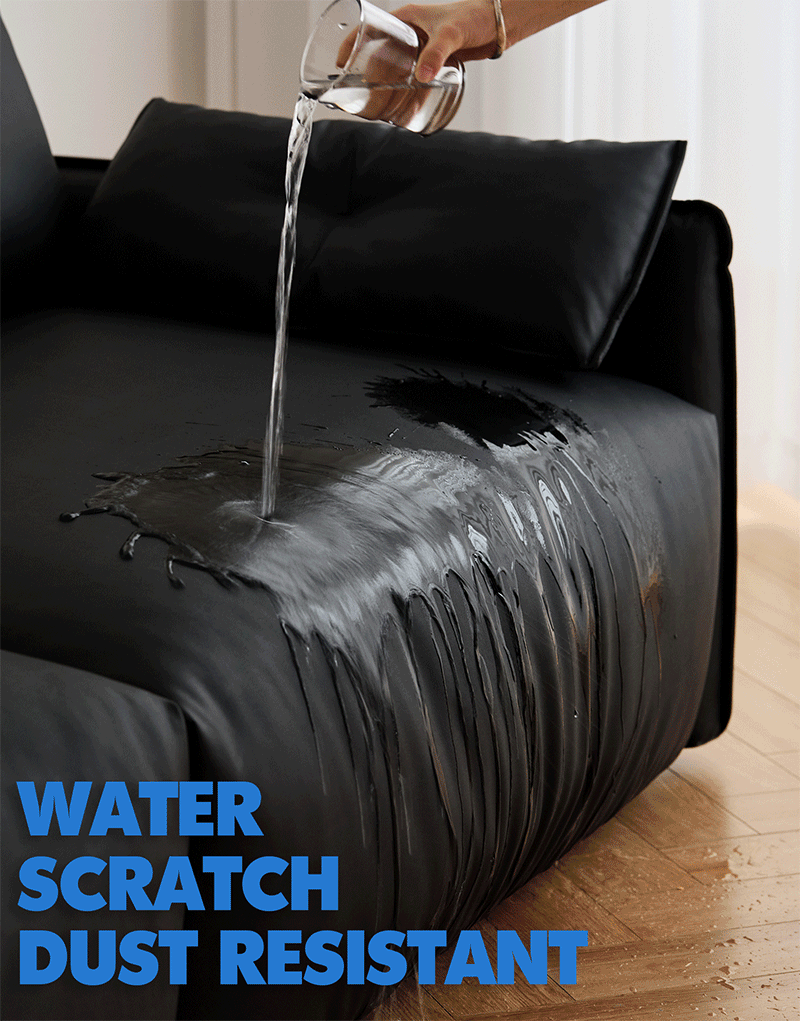 Modern Microfiber Leather Electric Recliner 4 Seater Sofa EVENA