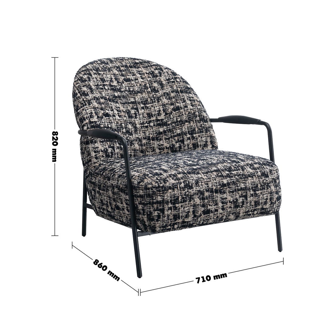 Industrial mixed weave fabric 1 seater sofa trixy size charts.