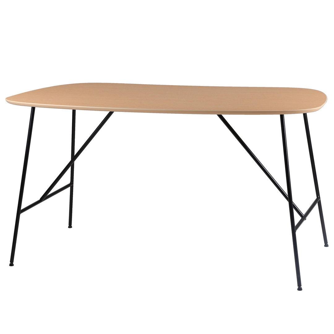 Industrial wood study table tolaro situational feels.