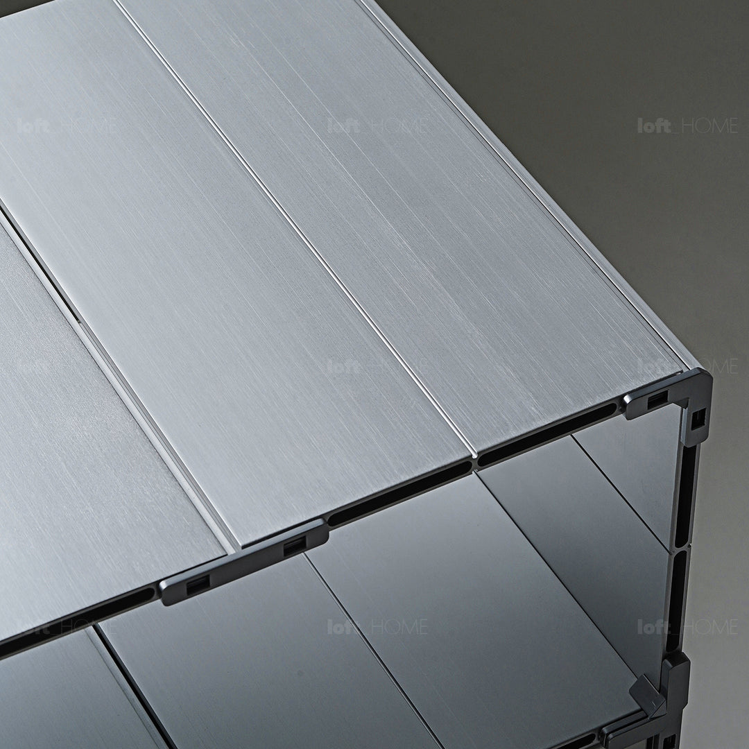 Industrial aluminium side cabinet cube situational feels.