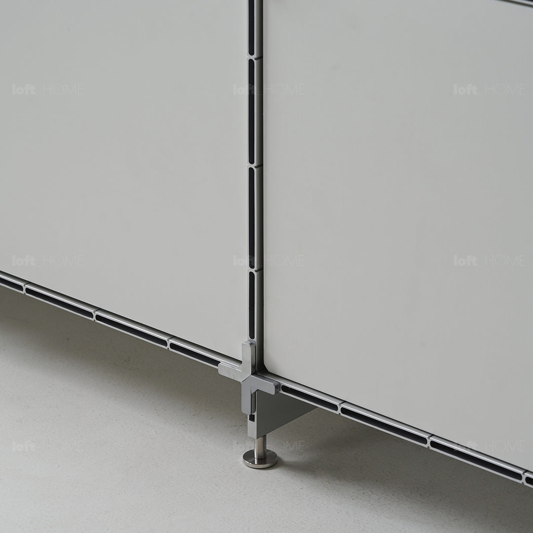 Industrial aluminium side cabinet cube detail 2.