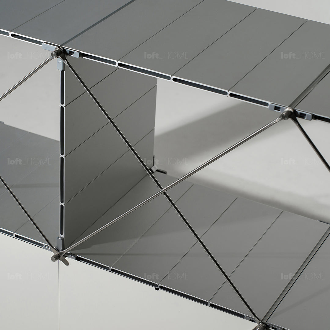 Industrial aluminium side cabinet cube detail 3.