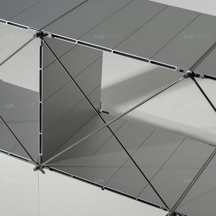 Industrial aluminium side cabinet cube detail 3.