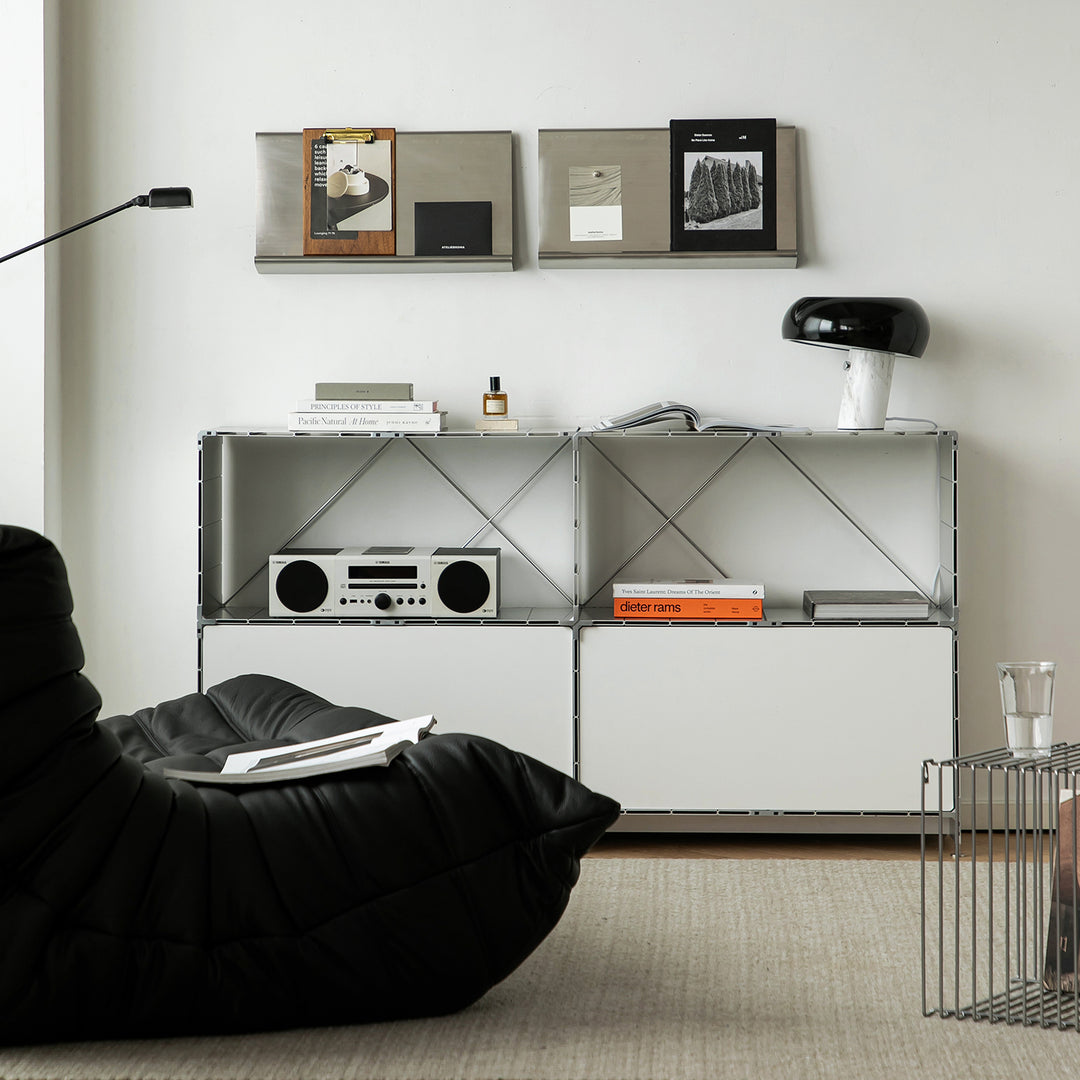 Industrial aluminium side cabinet cube primary product view.