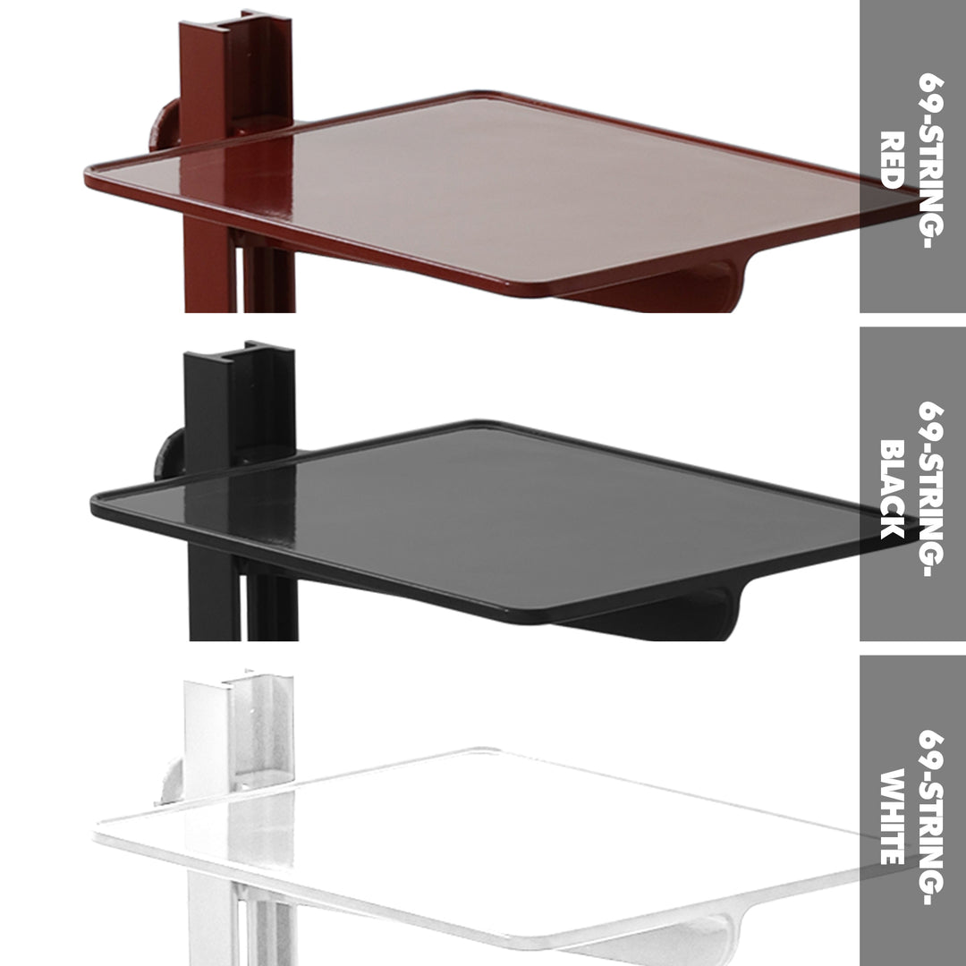 Industrial steel side table string color swatches.