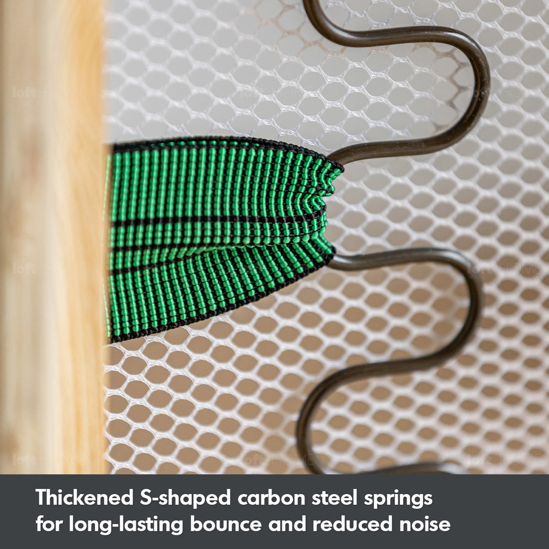 Japandi boucle fabric pine wood storage 4 seater sofa kangaroo detail 18.