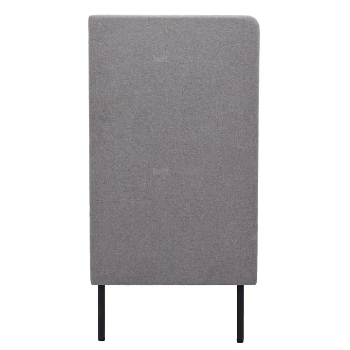 Minimalist fabric highback 1 seater sofa santo conceptual design.