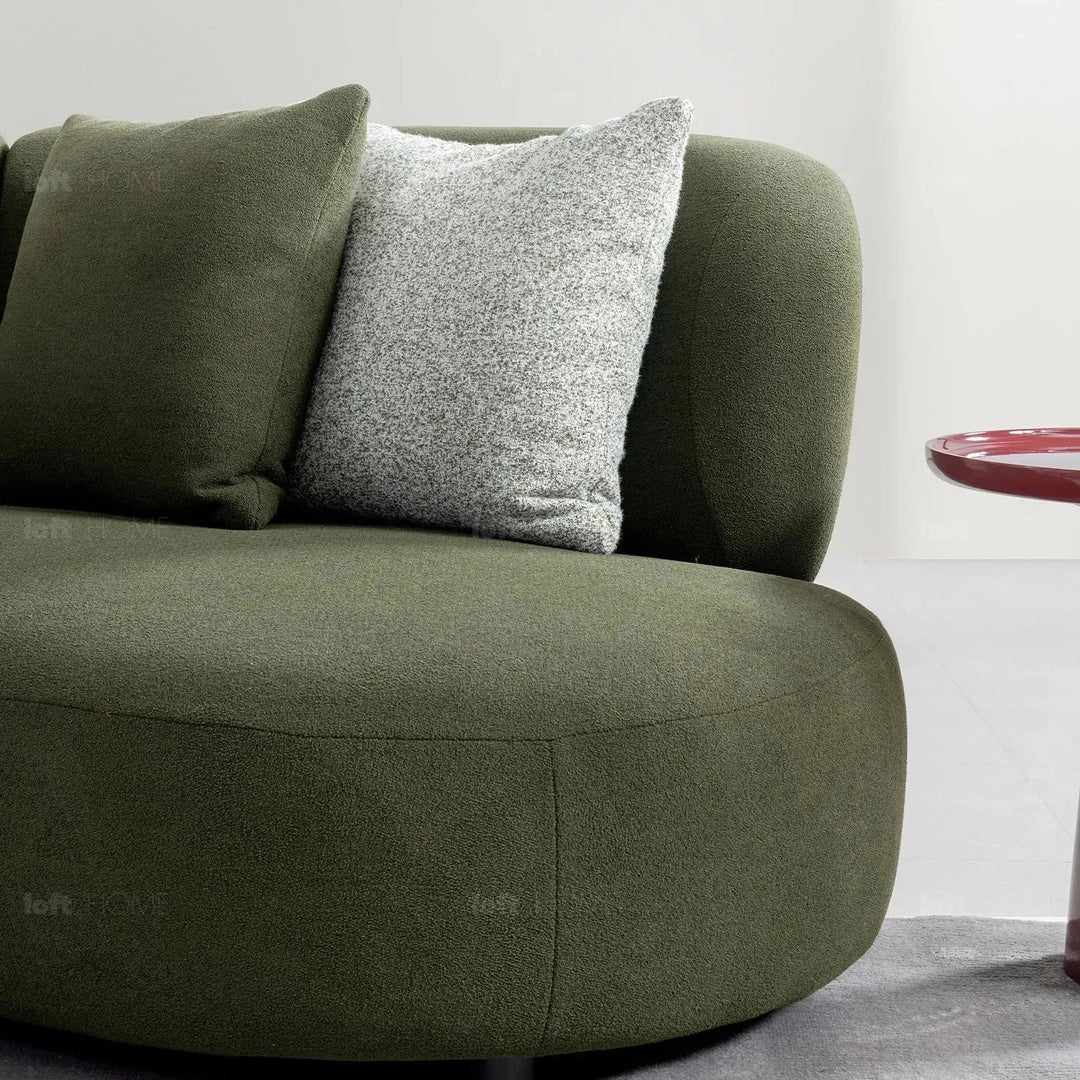 Cream fabric l shape sectional sofa fores 4+l in details.