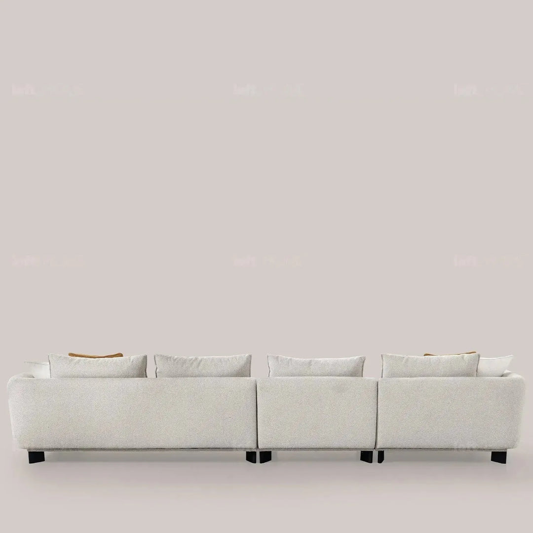 Modern fabric l shape sectional sofa nest 4+l material variants.