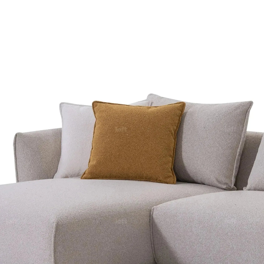 Modern fabric l shape sectional sofa nest 4+l in details.