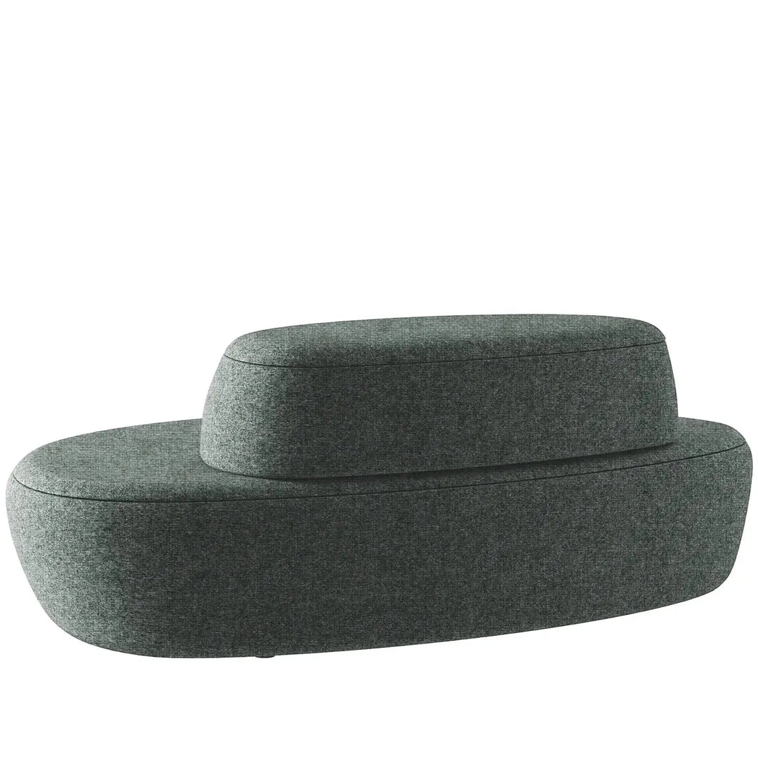 Contemporary fabric modular 3 seater sofa moon detail 21.