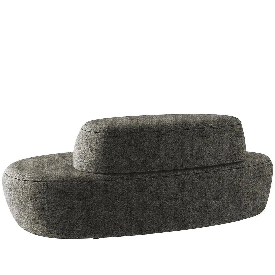 Contemporary fabric modular 3 seater sofa moon detail 24.