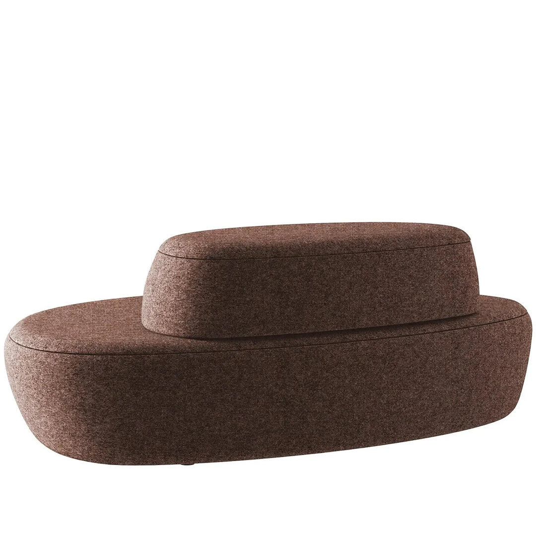 Contemporary fabric modular 3 seater sofa moon detail 18.