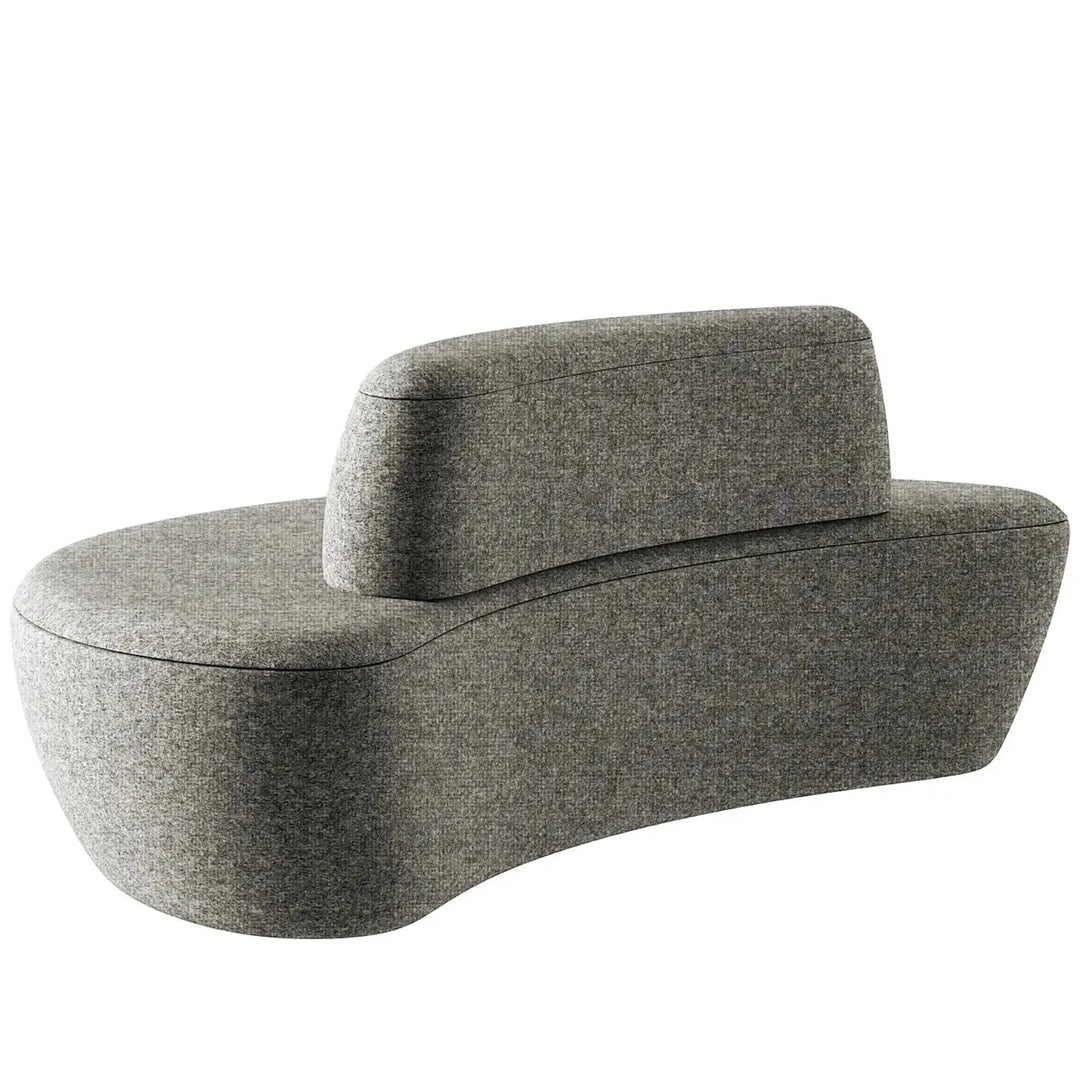Contemporary fabric modular 3 seater sofa moon detail 15.