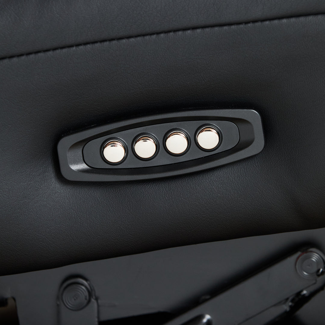 Minimalist Microfiber Leather electric recliner 2 seater sofa calmera detail 2.