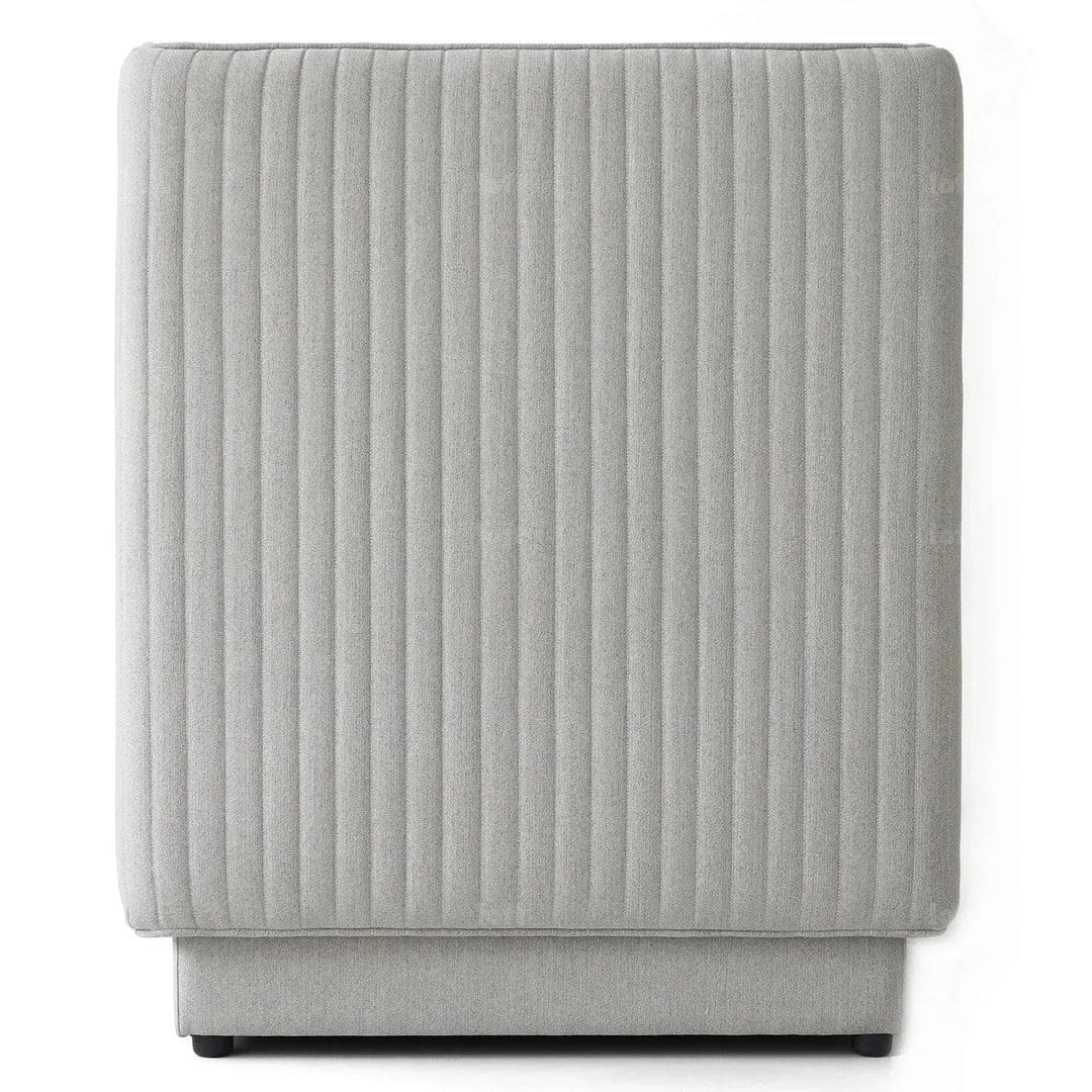 Modern mixed weave fabric 1 seater sofa multi detail 6.