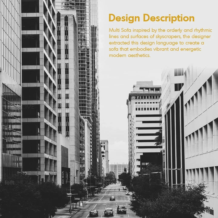 Modern mixed weave fabric 1 seater sofa multi in real life style.