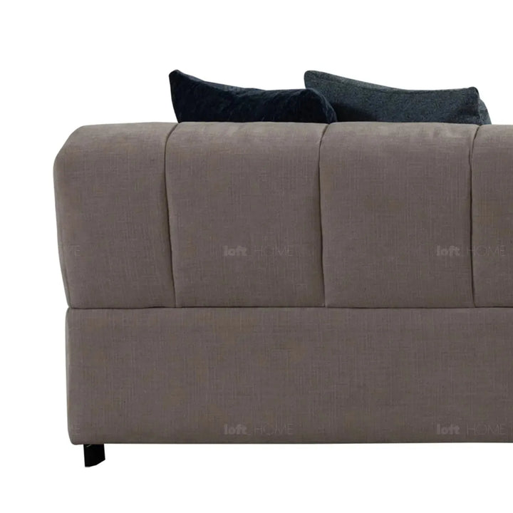 Modern mixed weave fabric l shape sectional sofa luna 3+l with context.