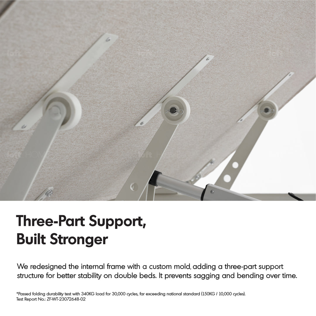 Minimalist metal electric adjustable bed frame with mattress 2in1 set upone conceptual design.