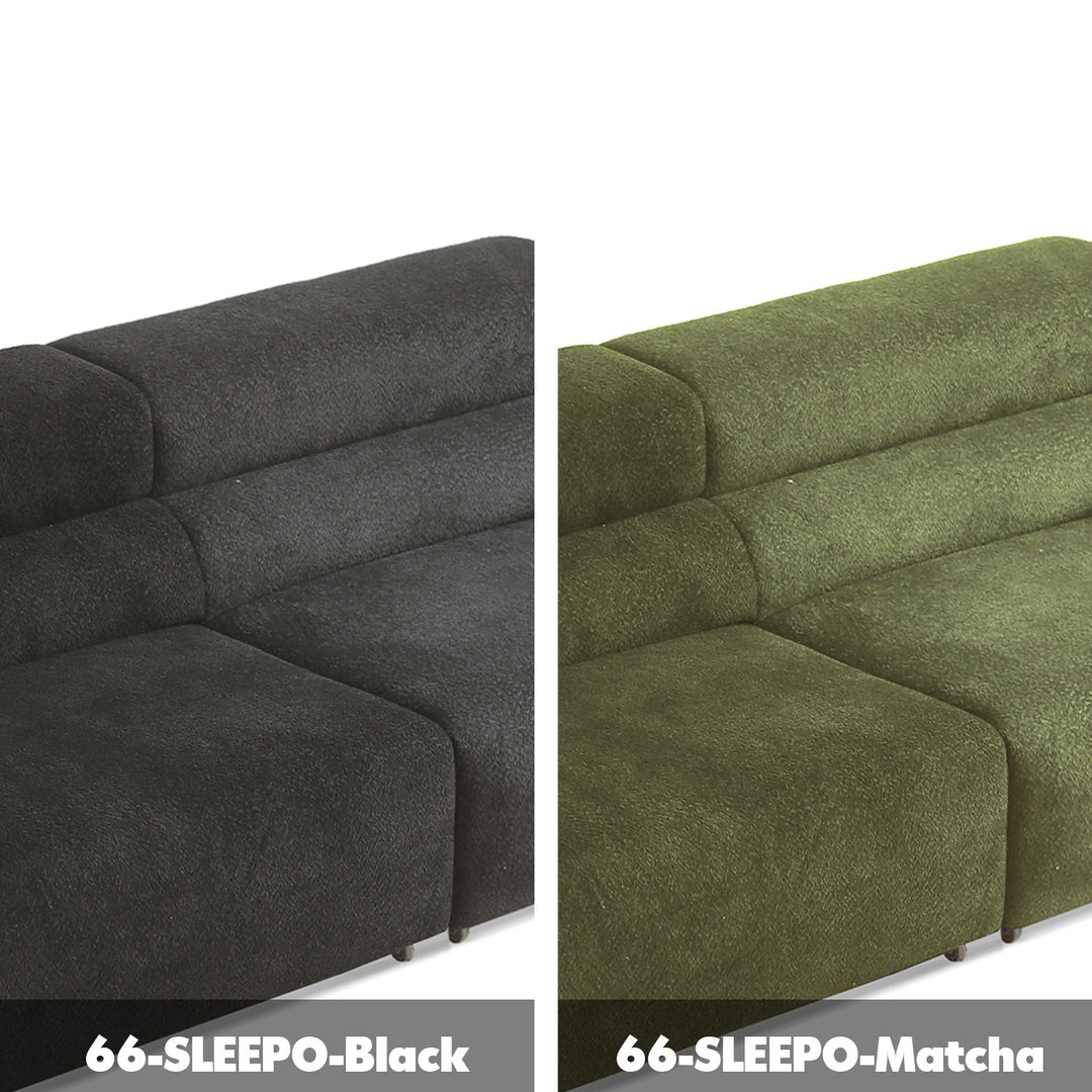 Cream boucle fabric electric functional 3 seater sofa bed sleepo color swatches.