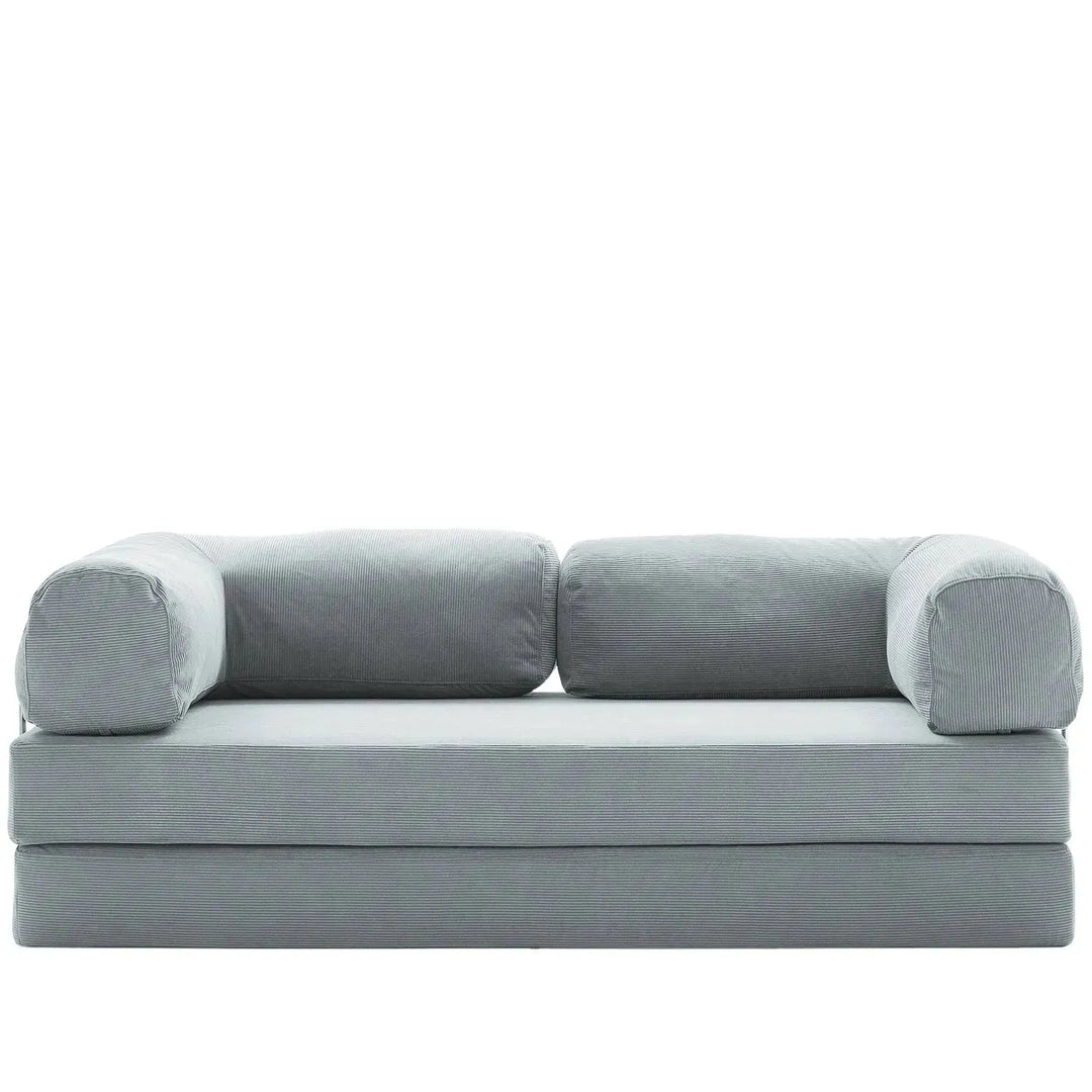 Modern corduroy fabric sofa bed squeeze detail 10.