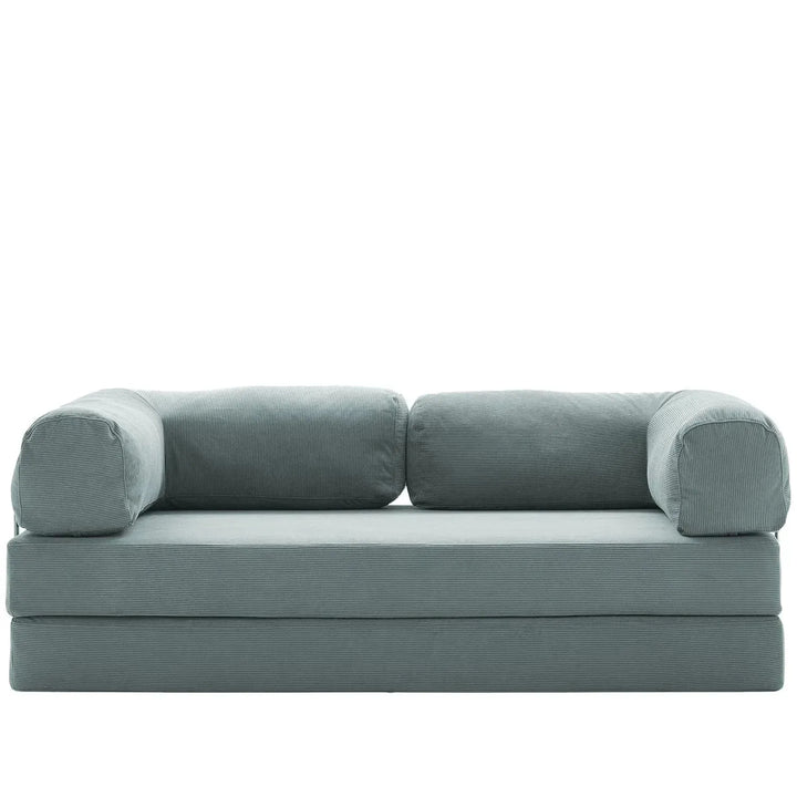 Modern corduroy fabric sofa bed squeeze detail 11.