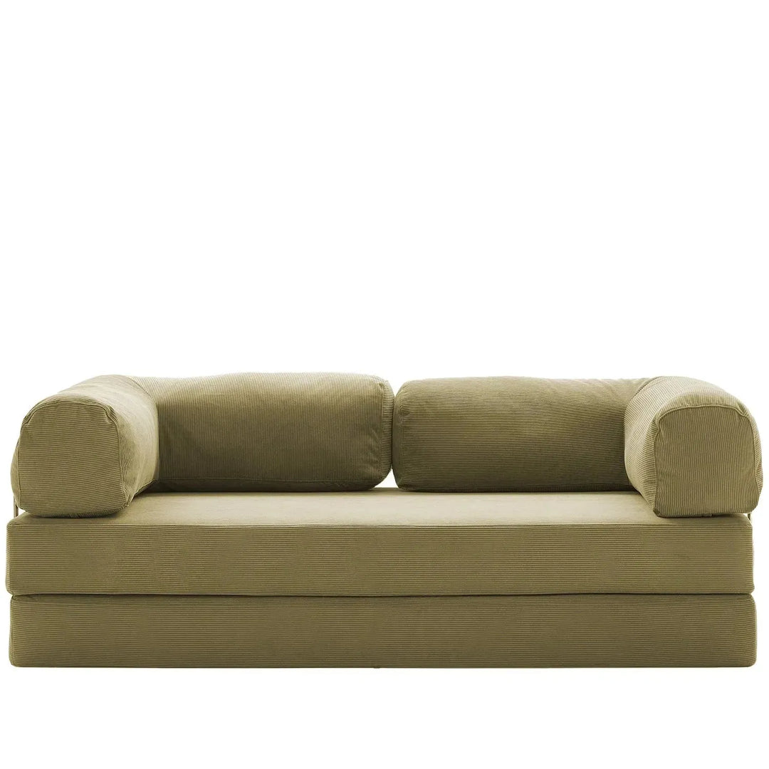 Modern corduroy fabric sofa bed squeeze detail 16.