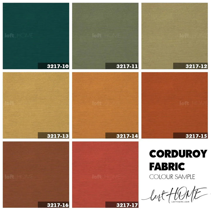 Modern corduroy fabric sofa bed squeeze material variants.