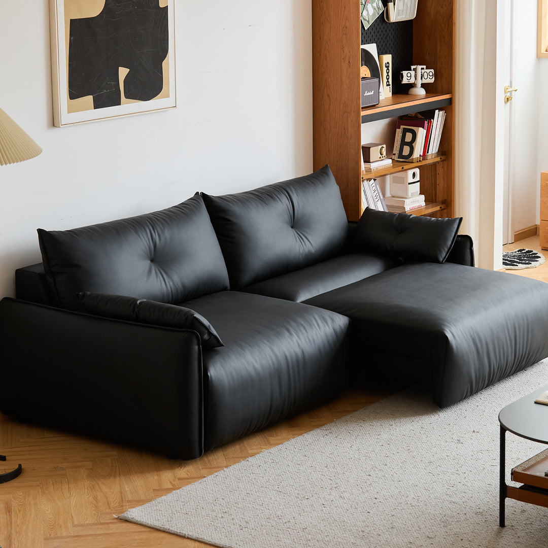 Modern Microfiber Leather electric recliner 3 seater sofa evena primary product view.