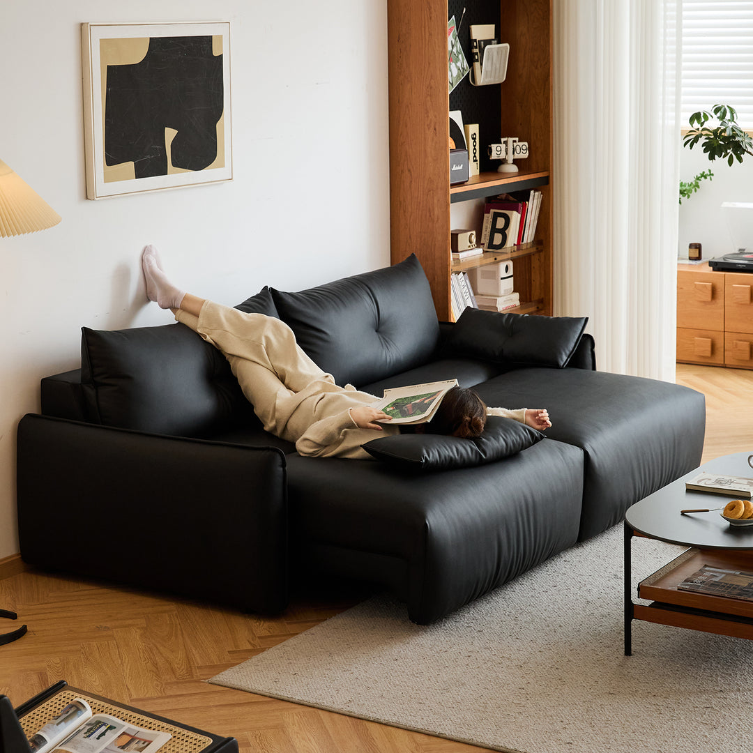 Modern Microfiber Leather electric recliner 3 seater sofa evena conceptual design.