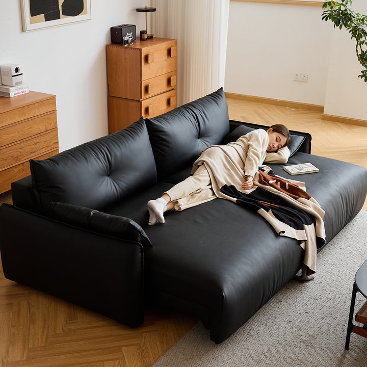 Modern Microfiber Leather electric recliner 3 seater sofa evena material variants.