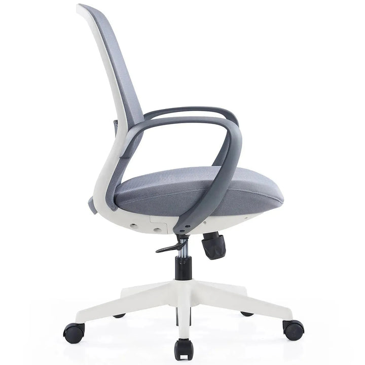 Modern mesh ergonomic office chair conch material variants.