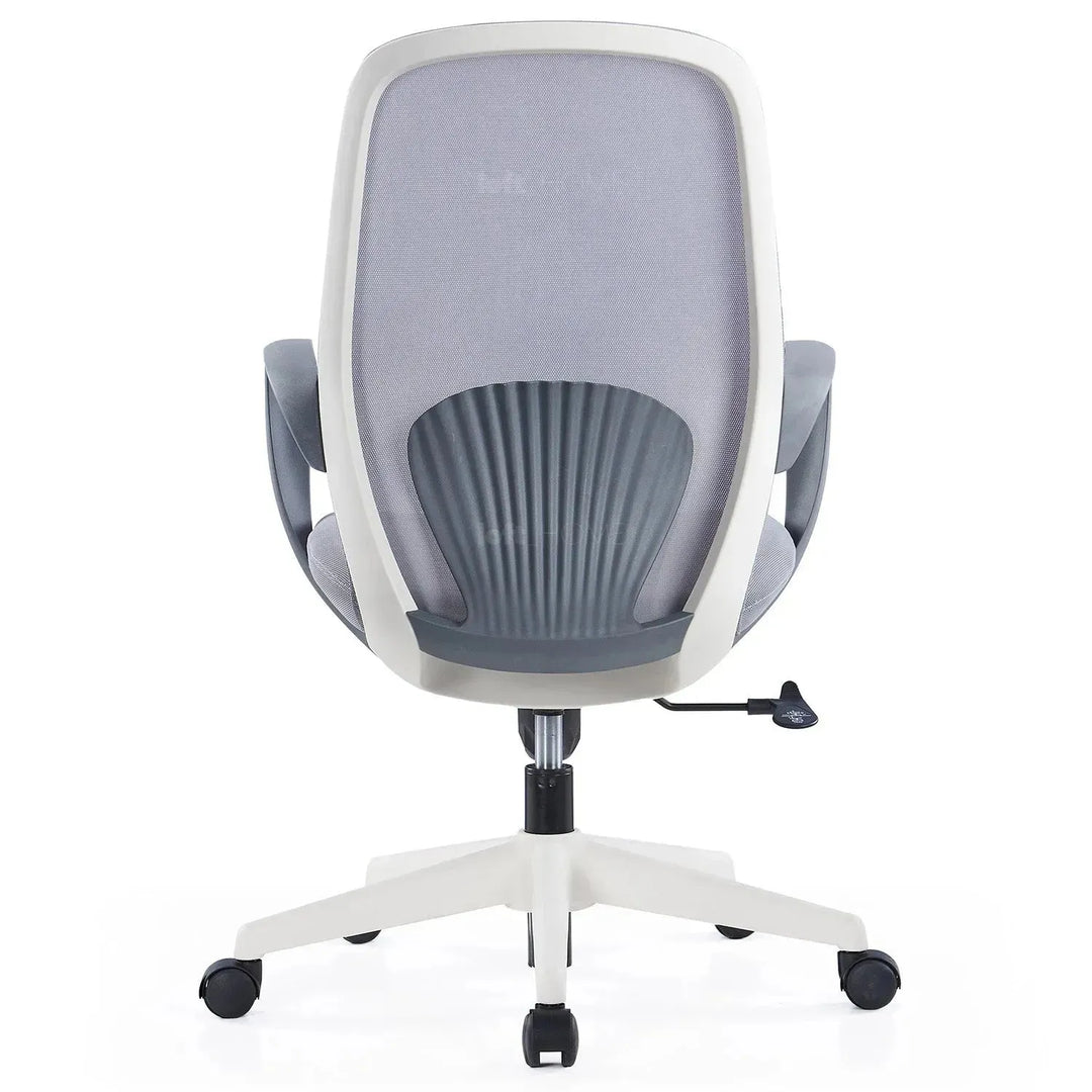 Modern mesh ergonomic office chair conch with context.