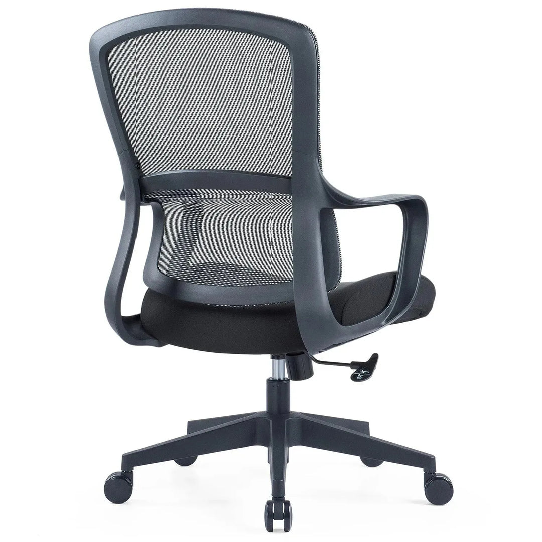 Modern mesh ergonomic office chair curve detail 7.