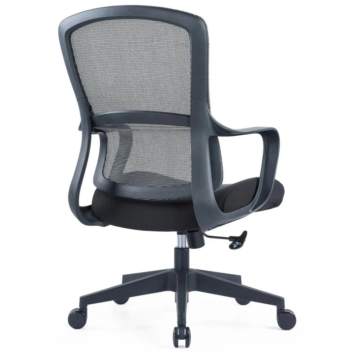 Modern mesh ergonomic office chair curve detail 7.