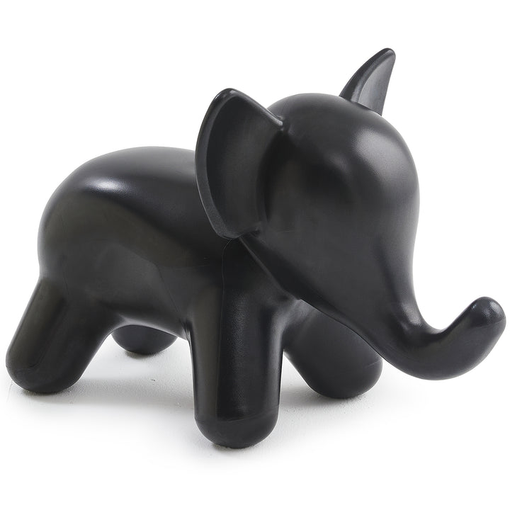Contemporary plastic ottoman elephant detail 3.