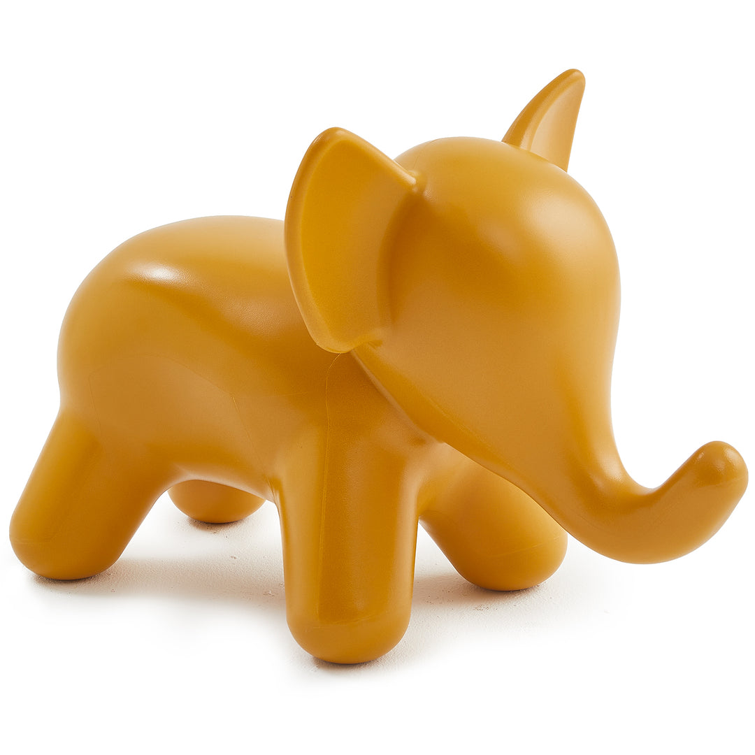 Contemporary plastic ottoman elephant detail 5.