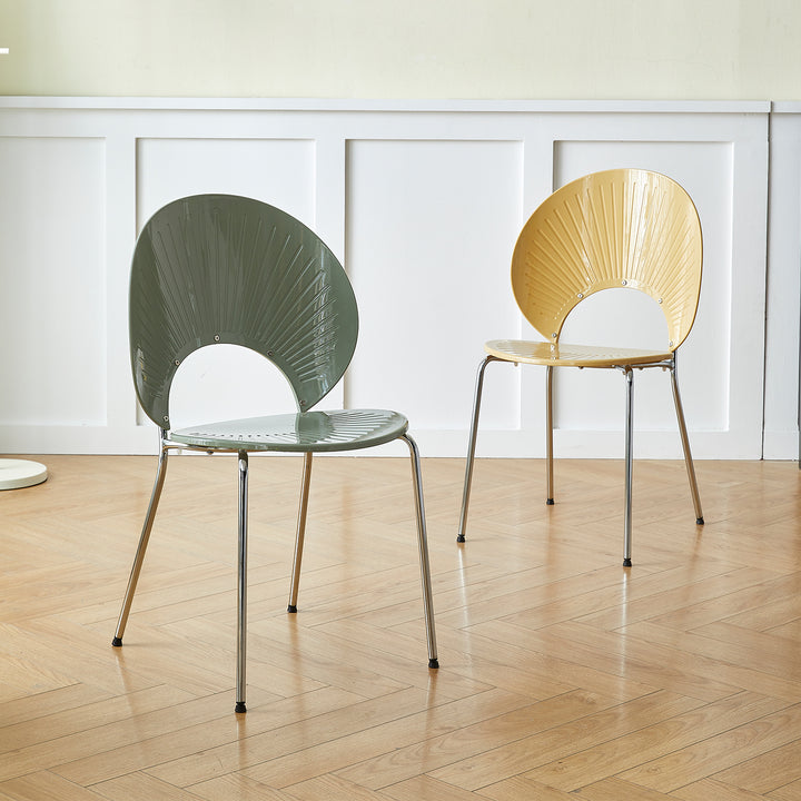 Contemporary plastic dining chair apollo detail 1.