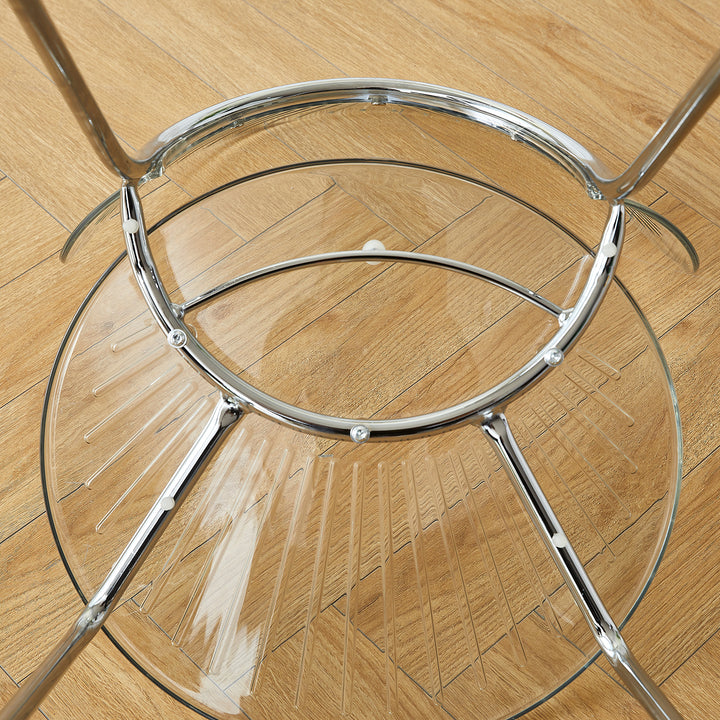 Contemporary plastic dining chair apollo detail 15.