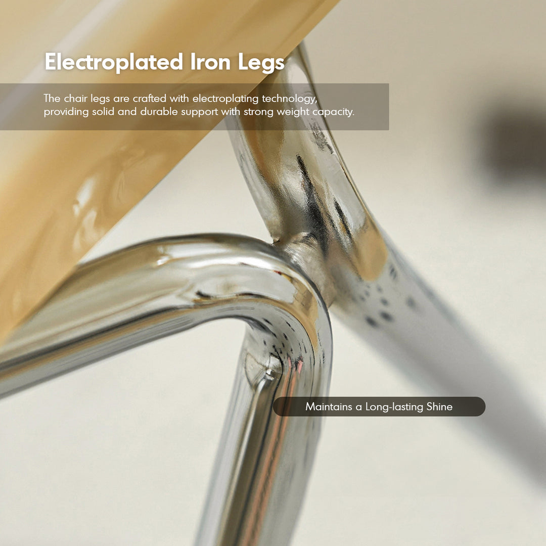 Contemporary plastic dining chair polo environmental situation.